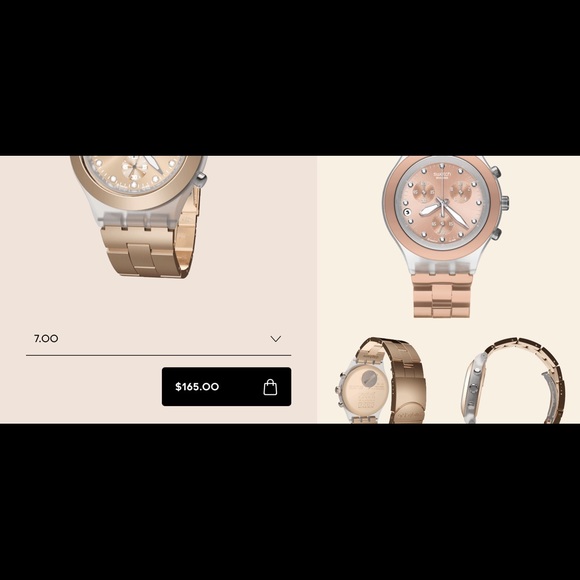 Swatch watch - rose gold / caramel - Picture 8 of 9